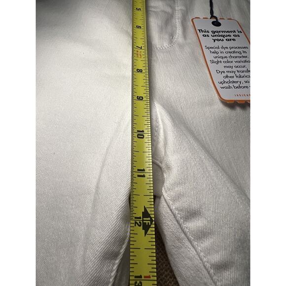 JAG Cecilia Mid Rise Skinny White Jeans Women's Size 10 - Picture 12 of 12